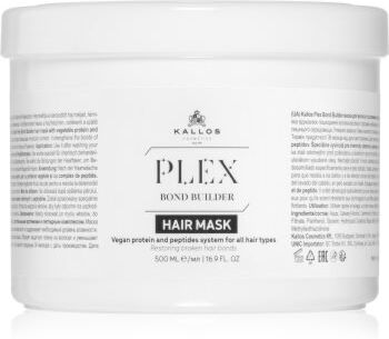 Kallos Plex Hair Mask máscara regeneradora para cabelos danificados e quimicamente tratados 500 ml. Plex Hair Mask