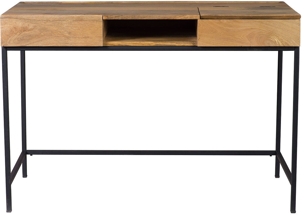 Miliboo Design-Schreibtisch Industrie-Stil Mangobaum YPSTER
