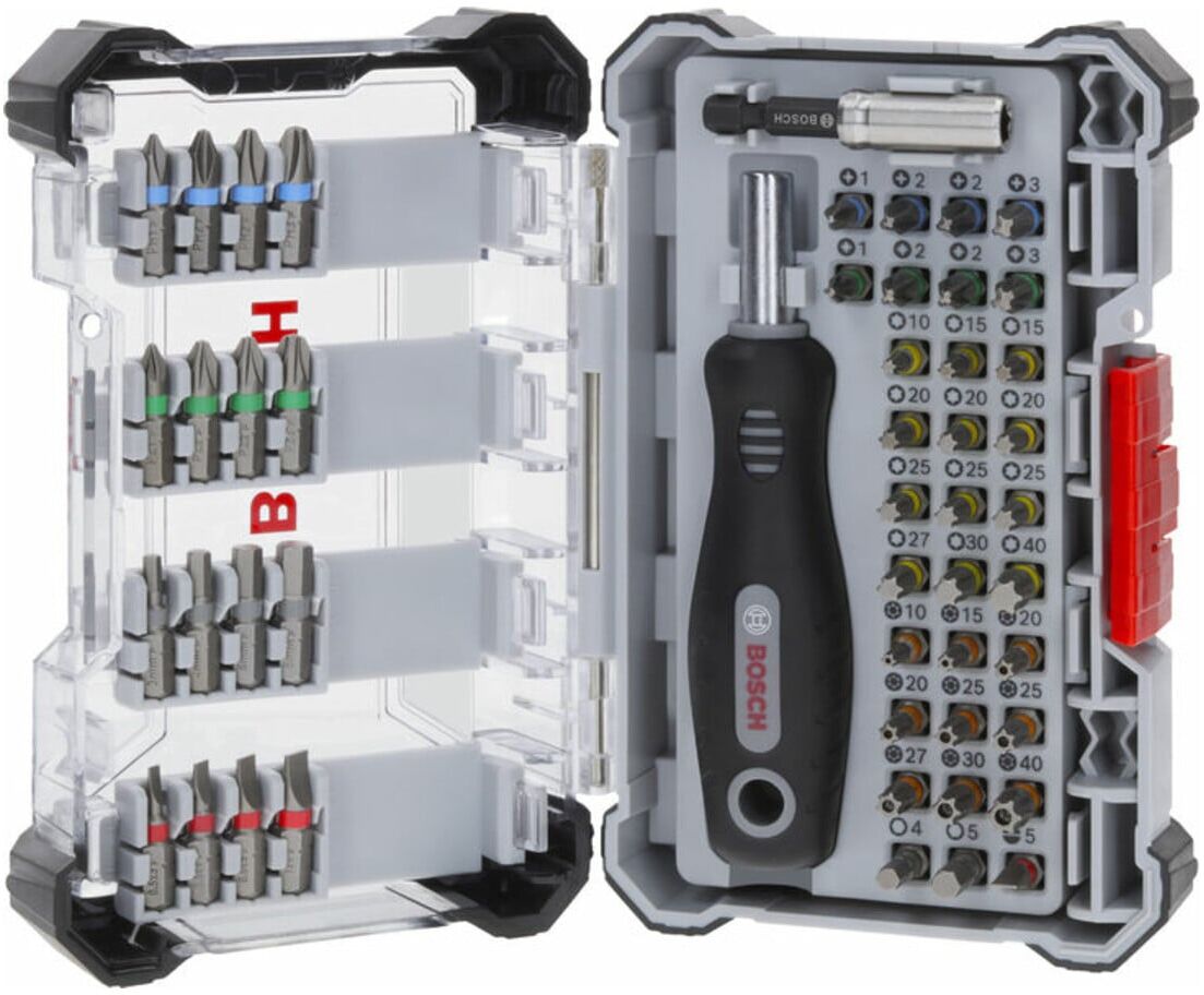 Bosch Extra Hard Schrauberbitsatz, Display, 6x50 Teile (2607012081)