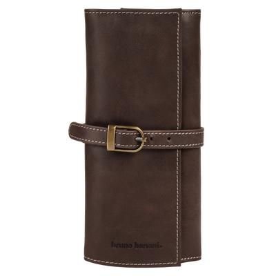Brieftasche BRUNO BANANI "BRUNO BANANI Damen echt Leder", Herren, braun, Leder, Kleinlederwaren Brieftasche, echt Leder
