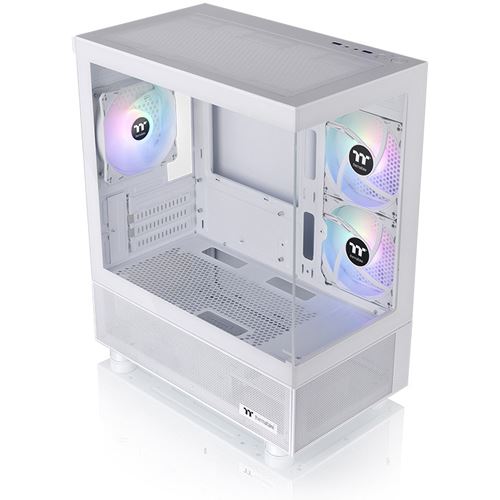 Thermaltake View 170 TG ARGB Snow Mini Tower ohne Netzteil weiss