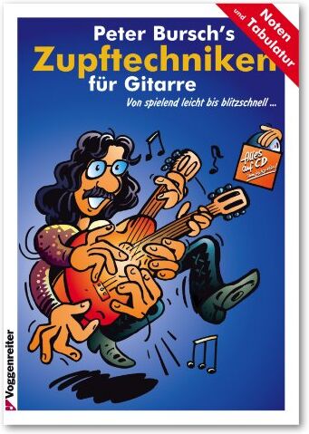 Peter Bursch - Peter Burschs Zupftechniken für Gitarre. Von spielend leicht bis blitzschnell...: Von spielend leicht bis blitzschnell. - Preis vom 10.10.2026 11:48:34 h