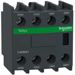 Schneider Electric LADN31 Hilfsschalterblock, 3S+1Ö, Schraubanschluss