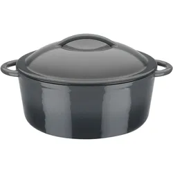 GSW Gusseisen Kochtopf Grey Shadow 24cm, 4,0 L