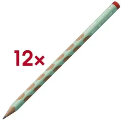 Stabilo 12er-Pack Bleistifte »EASYgraph Pastel« HB für Rechtshänder grün
