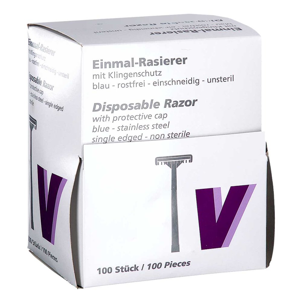 Vivomed GmbH Einmal Rasierer Einscheidig Unsteril 01288345