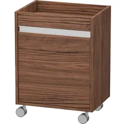 Duravit Ketho Rollcontainer KT2530R2121 50x36x67cm, Tür rechts, nussbaum dunkel