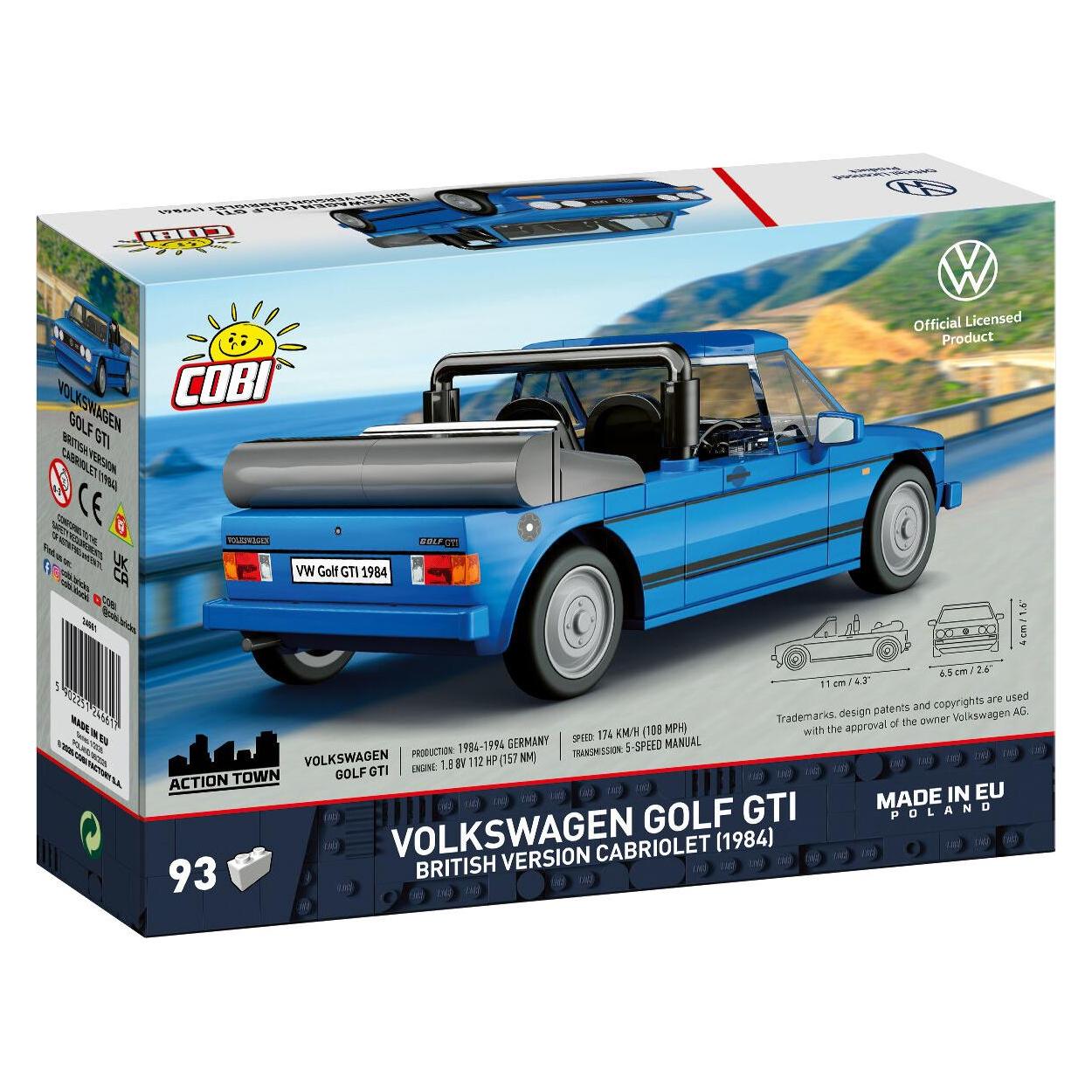 Cobi 66 PCS VOLKSWAGEN /24661/ Volkswagen Golf GTI Cabriolet (COBI-24661)