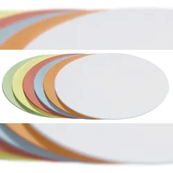 Franken Moderationskarten oval, 190 x 110 mm, farbig sortiert