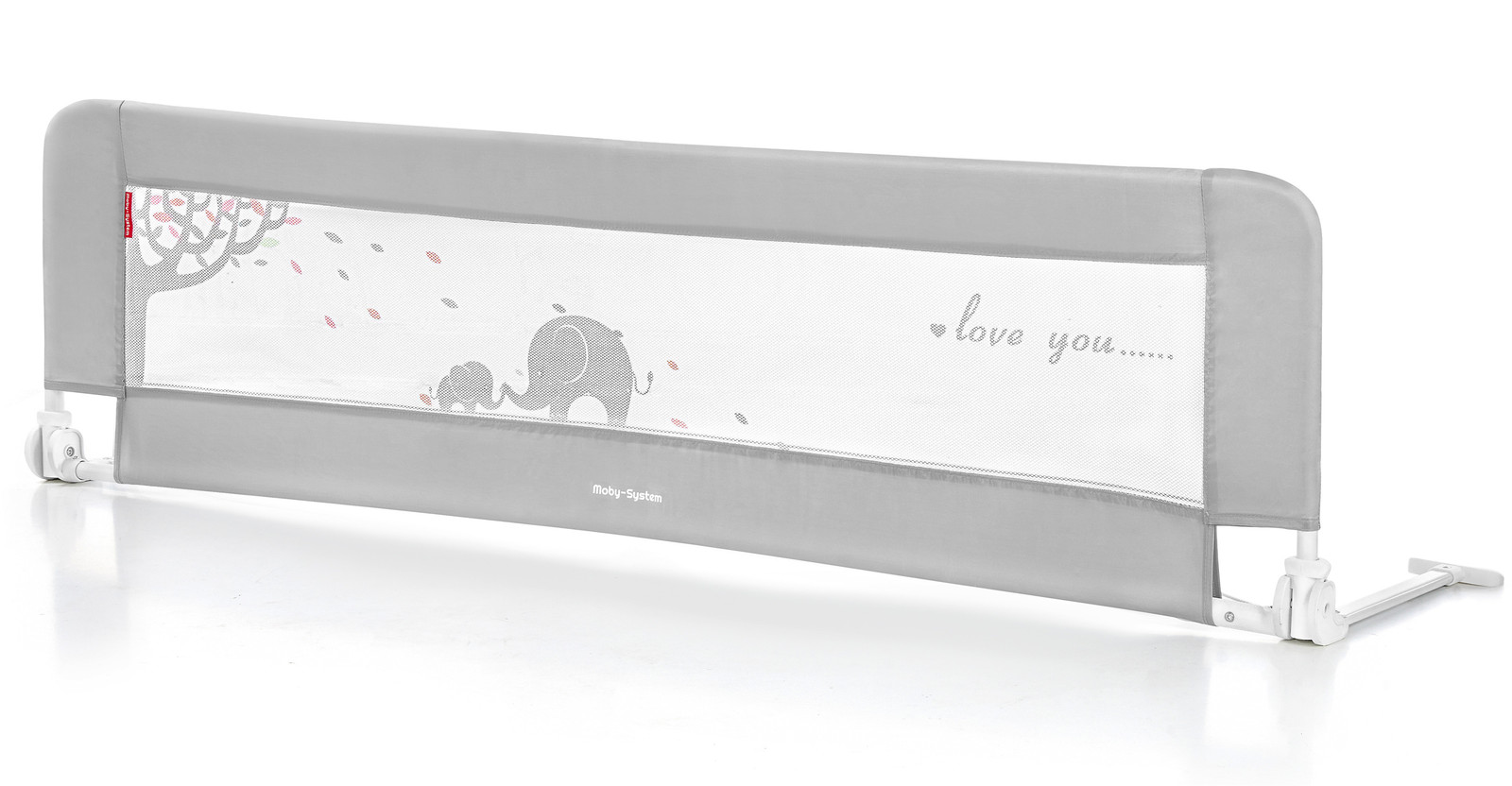 Moby-System Veiligheidshek voor bed - grijs