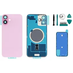 Kaputt.de iPhone 16 Plus Backcover Pink - Set (Apple iPhone 16 Plus), Mobilgerät Ersatzteile, Pink