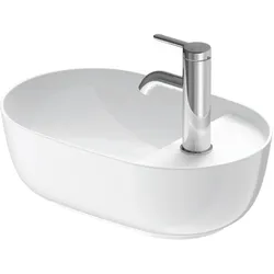 Duravit Luv Aufsatzwaschtisch 0381420000 weiß, 42x27cm, geschliffen, mit Hahnloch