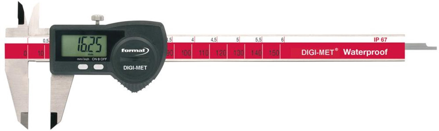 ET FORMAT Digitale Schuifmaat IP67 150mm zonder data