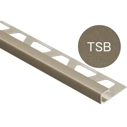 Schlüter Systems QUADEC-TSB Abschlussprofil Aluminium TSB - strukturbeschichtet beige Höhe: 4,5 mm Länge: 2,50 m