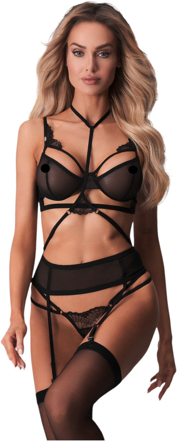 Obsessive Premisis - Lingerie Set (Black)