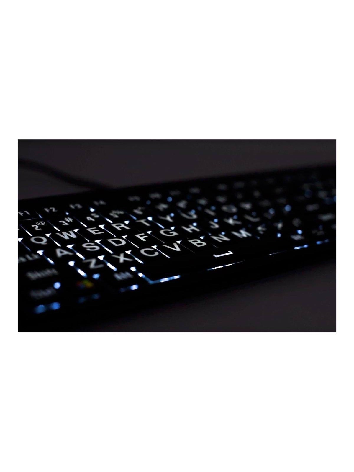 Logickeyboard Largeprint ASTRA 2 - Tastatur - Deutsch - Schwarz