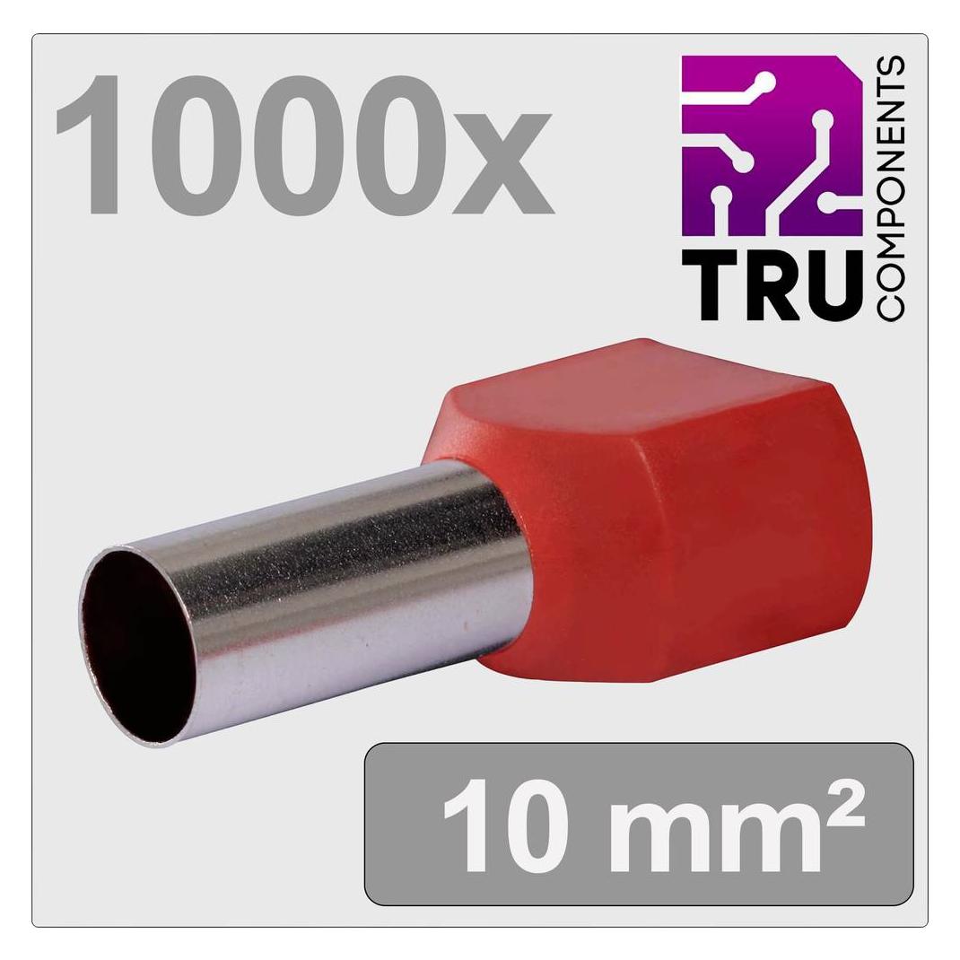 Tru Components Twin-Aderendhülsen 10 mm² 1000 St (TC-13377252)