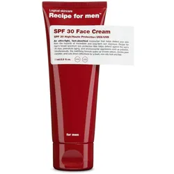 Recipe for men, Sonnencreme, Feuchtigkeitscreme (SPF 30) (SPF 30, 75 ml)