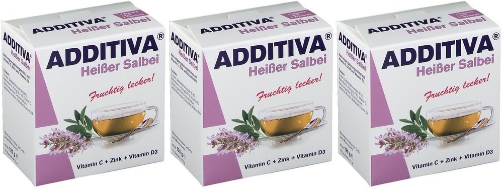 Additiva heißer Salbei Pulver 3x 3x120 g
