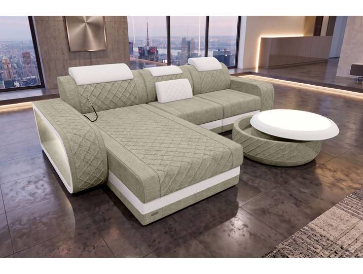 Ecksofa Berlin L Form Stoffsofa