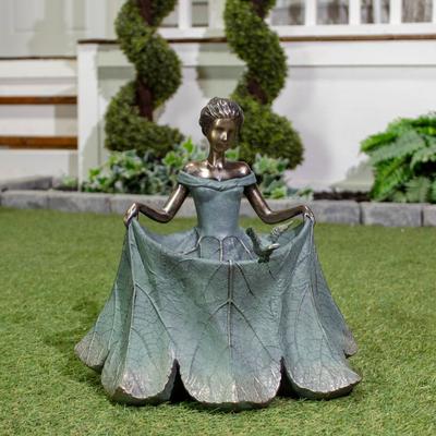Hi-Line Leaf Dress Lady Bird Feeder