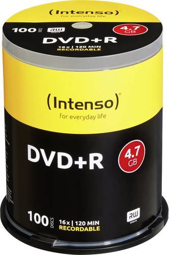 INTENSO DVD+R Spindel, 100 Stück