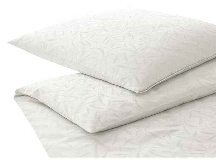 elegante Mako-Satin Bettwäsche Muriel Natur