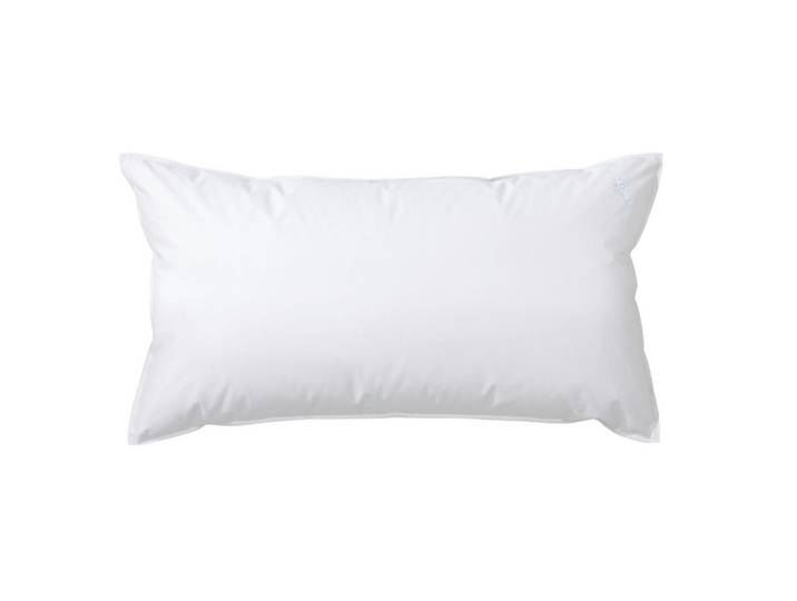 Centa-Star Kopfpolster Golf von Alaska, Weiß, Füllung: Entendaunen, 40x80 cm, Oeko-Tex® Standard 100, weich und anschmiegsam, pflegeleicht, Heimtextilien, Kopfpolster & Bettdecken, Kopfkissen, Kopfpolster