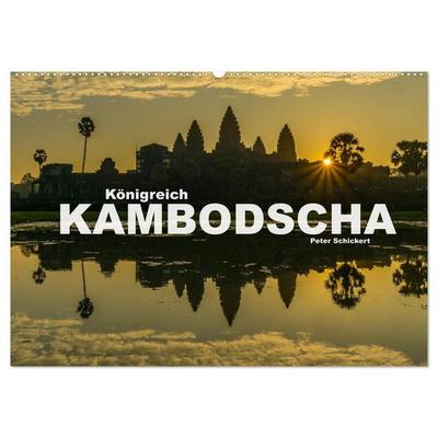 Königreich Kambodscha (Wandkalender 2027 DIN A2 quer), CALVENDO Monatskalender