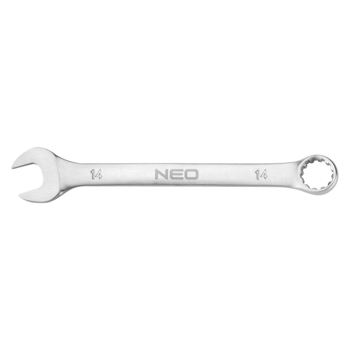 Neo Ring-Maulschlüssel (Maulschlüssel 14 x 180 mm) (14 mm) (09-658)