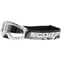 Scorpion E24 Cross-Brille weiß schwarz