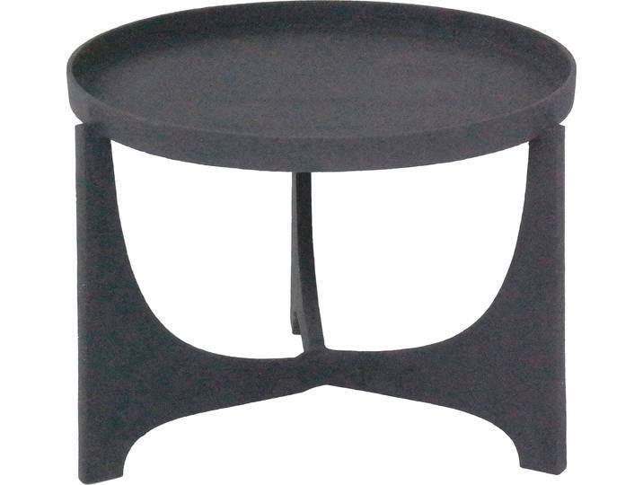 Beistelltisch PAROLI, grau (anthrazit, anthrazit, anthrazit), B:49cm H:37cm T:49cm, Tische, Beistelltisch