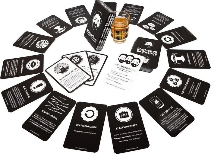 Denkriesen KLATTSCHEN Trinkspiel - SPIELKARTENKARTON
