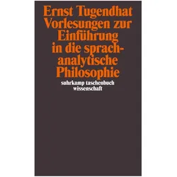 Vorlesungen zur Einführung in die sprachanalytische Philosophie, Fachbücher von Ernst Tugendhat