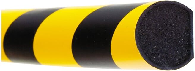 Moravia Protection anti-chocs MORION Circulaire Protection de surface 32 × 40 × 1000 mm jaune/noir magnétique (422.27.977)