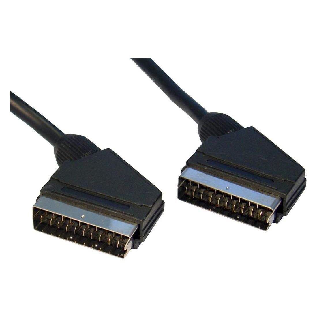 Cables Direct CDL 2m 21 Pin SCART Cable (2 m) (2SS-02)