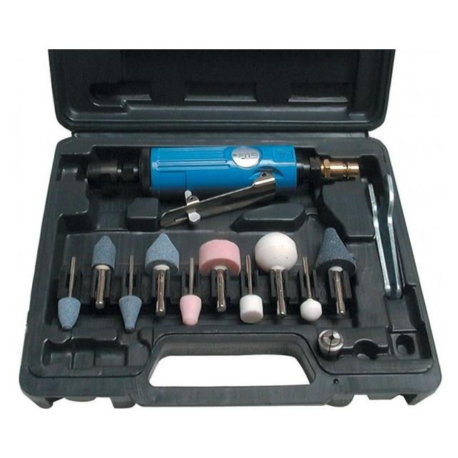Güde Solingen Güde - Druckluft-Einhandstabschleifer-Set 15-tlg. (40032)