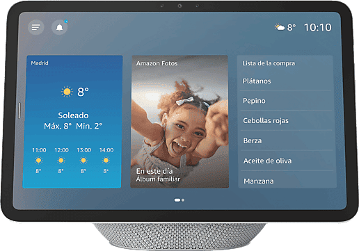 Altavoz inteligente - Amazon Echo Show 11, Pantalla Táctil Full HD 11.95”, Cámara de 13 MP, Blanco glaciar
