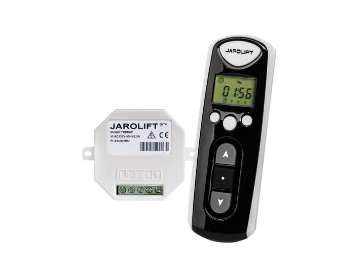 JAROLIFT Funkhandsender Timer 4-Kanal TDRCT 04 + 2x Funkempfänger