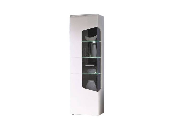 Hom´in Vitrine Corel, Weiß, Holznachbildung