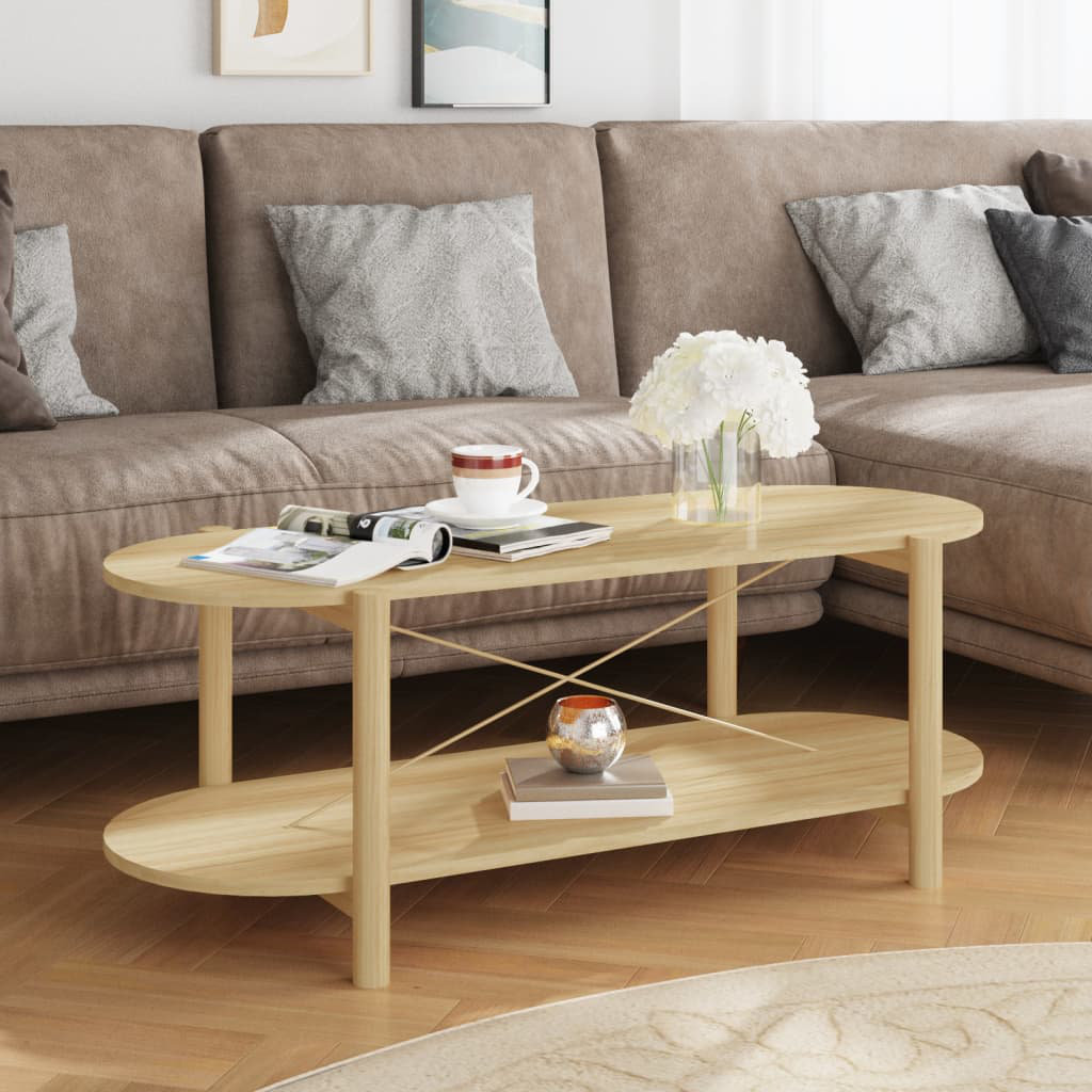 Latitude Run Leeani Four Leg Coffee Table with Storage Beige