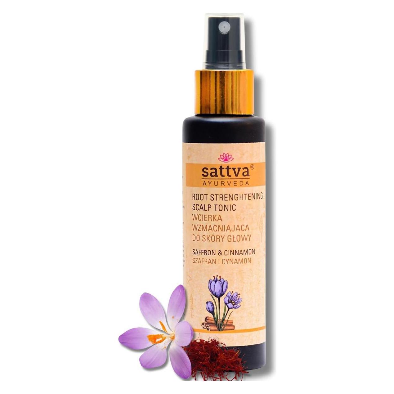 Sattva Ayurveda Hair Tonic Cinnamon Saffron (100 ml) (5903794180680)
