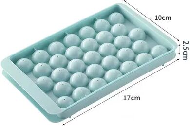 Fusion Finds Chill Sphere Cavity Ice Ball Maker Mold With Lid For Cocktails, Whiskey & Iced Coffee blue