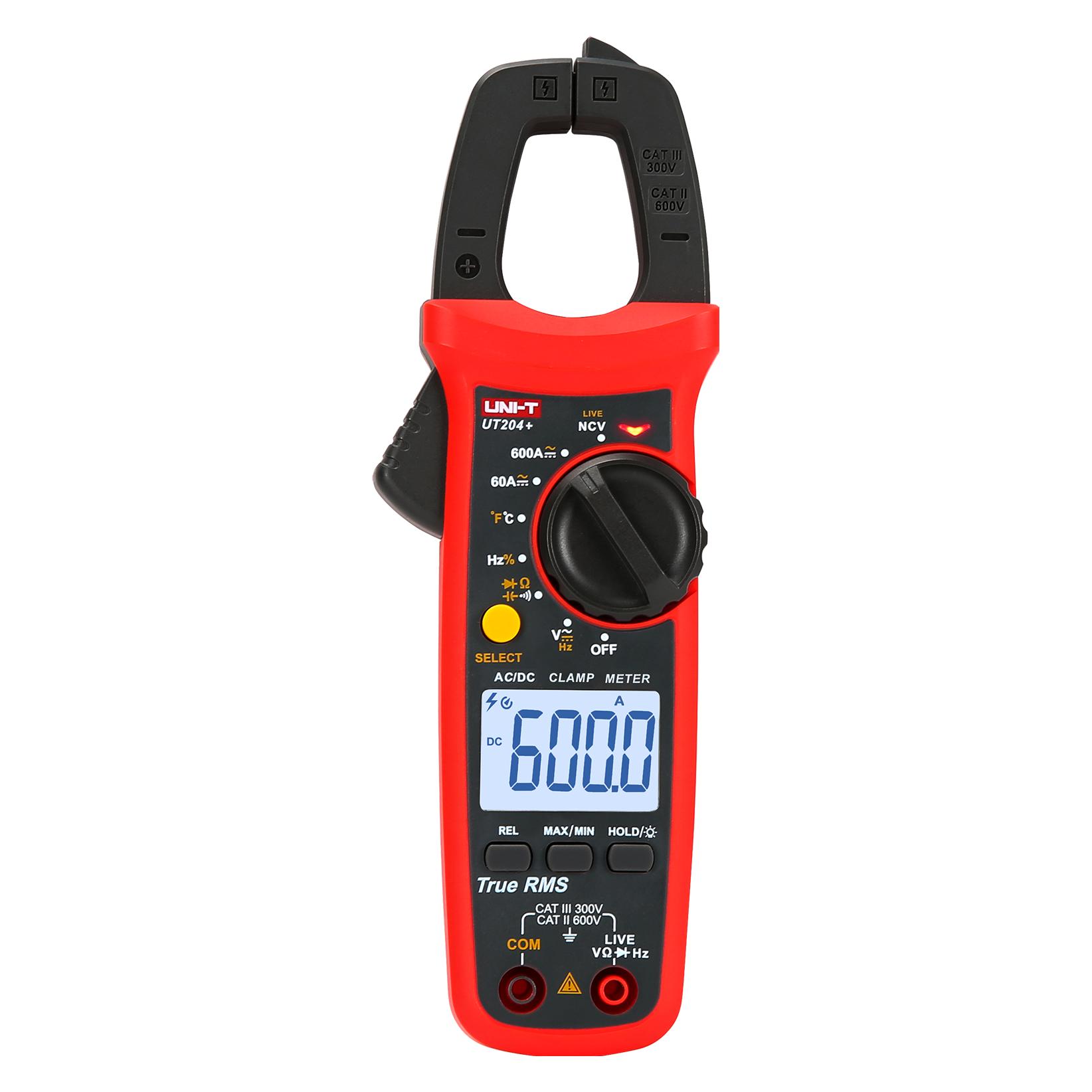 Uni-T UT204 (CAT II 600V, CAT III 300V, Zangenstrommesser) (MIE0403)