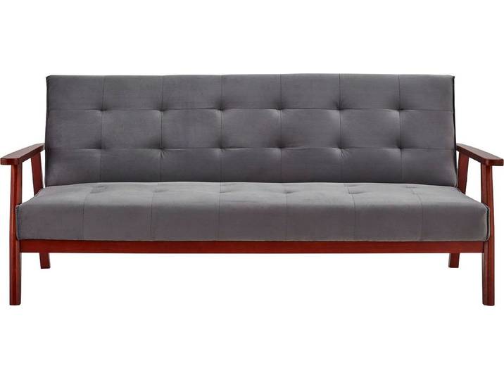 SalesFever Schlafsofa Skagen 3-Sitzer Sofa, Holzgestell Sofa: Entspannung und Schlaf auf 190cm Breite