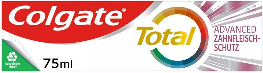 Colgate - Total Advanced Zahnfleischschutz Zahnpasta, schützt Ihre Zahnfleischgesundheit, 75 ml