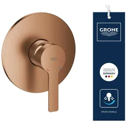 Grohe, Duscharmatur + Badewannenarmatur, Lineares Duschrohbau-Set Neu – Gebürsteter warmer Sonnenuntergang