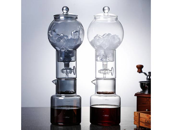 Ensemble de cafetière à infusion froide avec filtre, goutteur en verre ICED, accessoires Barista spécialisés, haute qualité, expresso