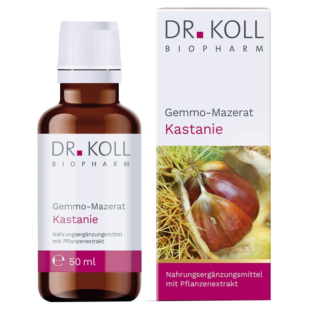 Gemmomazerat Kastanie Bio 50 ml Tropfen