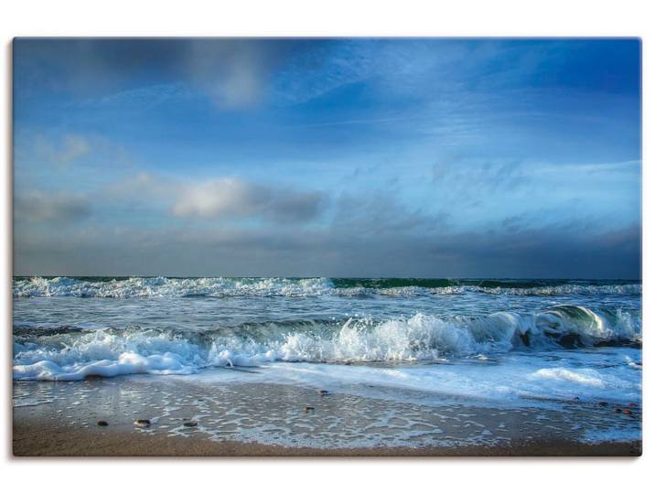 Wandbild ARTLAND Ostsee , blau (farbe bild(er): blau), B:120cm H:80cm, Bilder, Wandbild, als Leinwandbild, Poster in verschied. Grössen